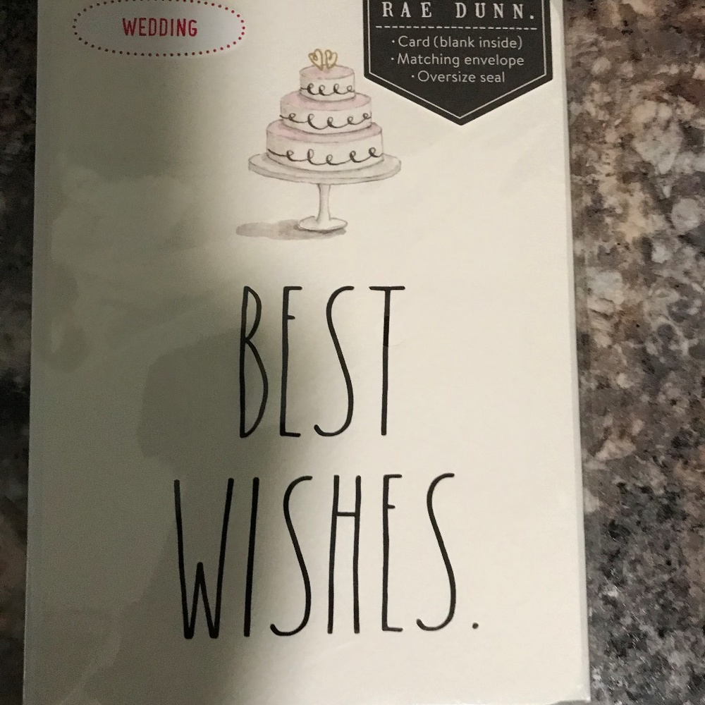 Rae Dunn Greeting Card Wedding